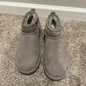 New. Grey. Ultra mini. Size 9